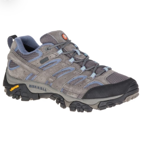 Merrell Shoes - MERRELL NWOB Women's Moab 2 Waterproof
Hiking Shoes, Granite